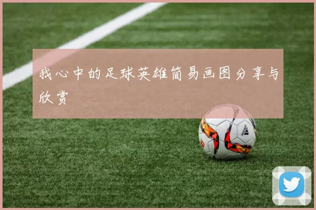 我心中的足球英雄简易画图分享与欣赏